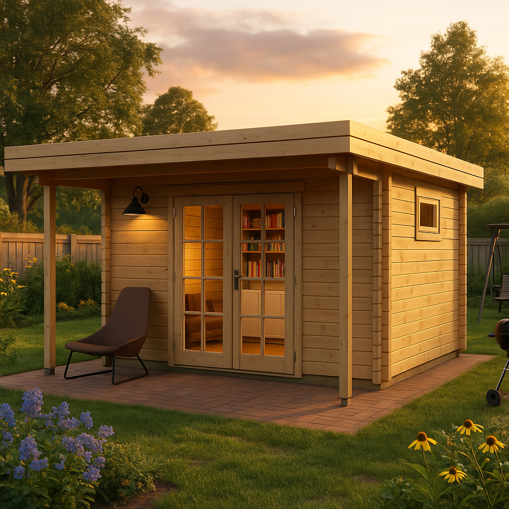 Fjordholz Gartenhaus Modell Rike 44