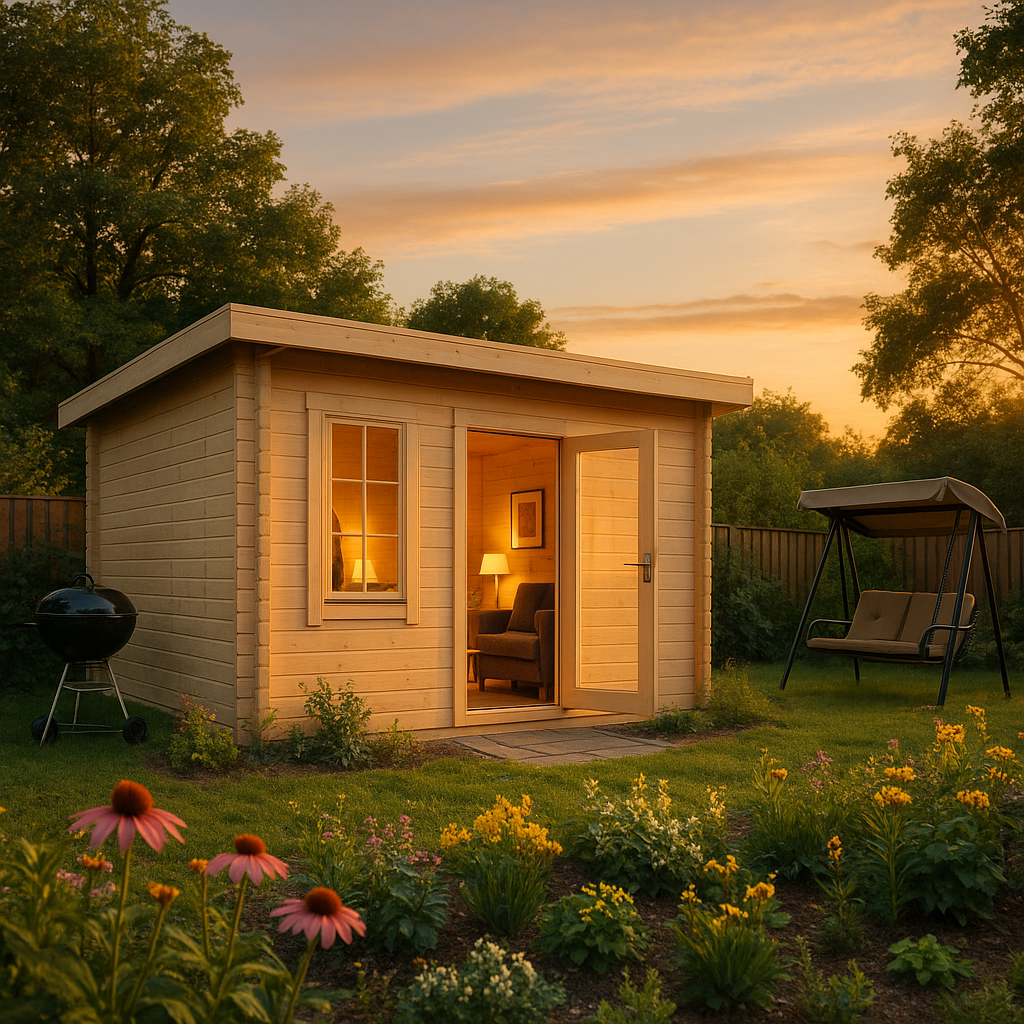 Fjordholz Gartenhaus Modell Rita 44