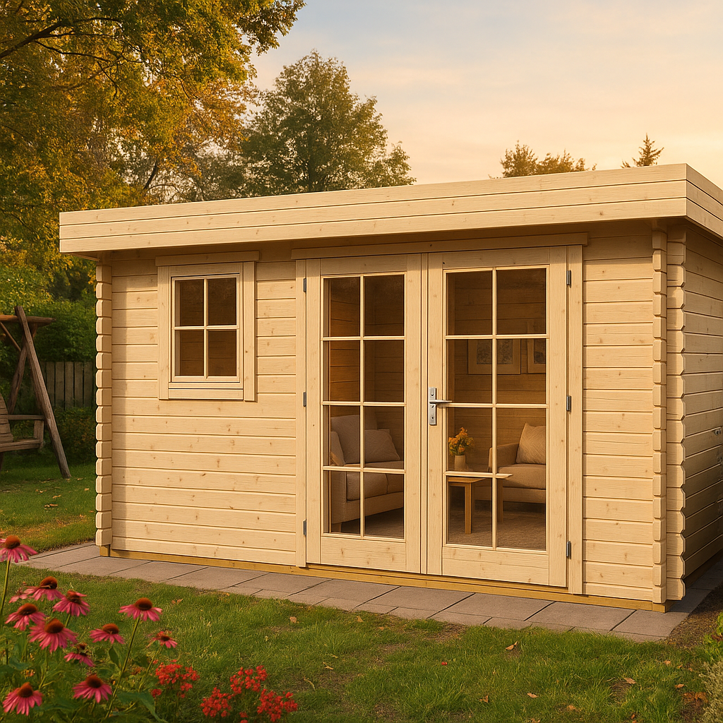 Fjordholz Gartenhaus Modell Rob 28 B| Rabatt: 26%|5x4m