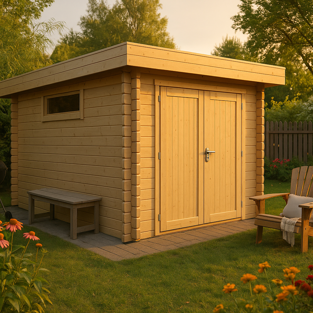 Fjordholz Gartenhaus Modell Rob 28 C Fjordholz Gartenhaus Modell Rob 28 C