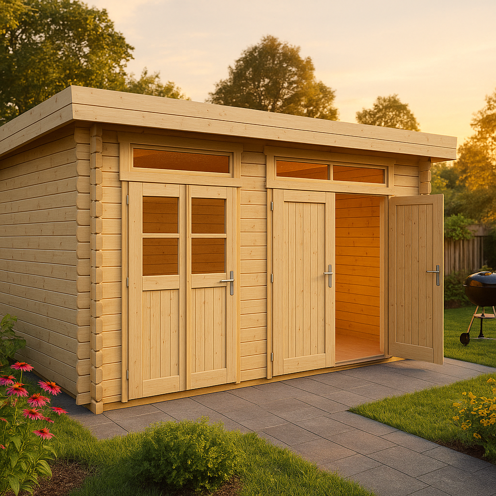 Fjordholz Gartenhaus Modell Rob 44 B Fjordholz Gartenhaus Modell Rob 44 B