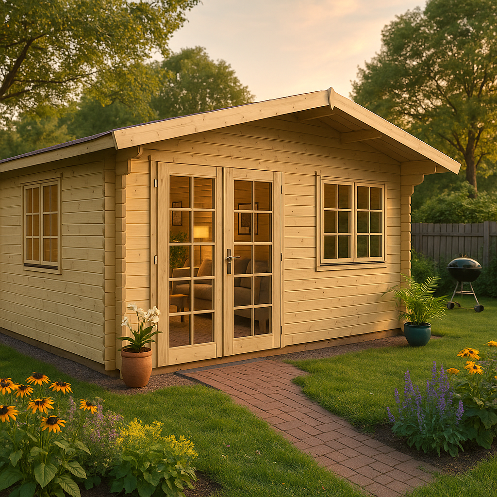 Fjordholz Gartenhaus Modell Rocky 44| Rabatt: 26%|5x4m