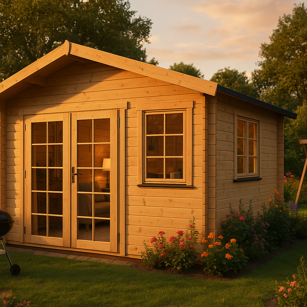 Fjordholz Gartenhaus Modell Rolf 44 A Fjordholz Gartenhaus Modell Rolf 44 A