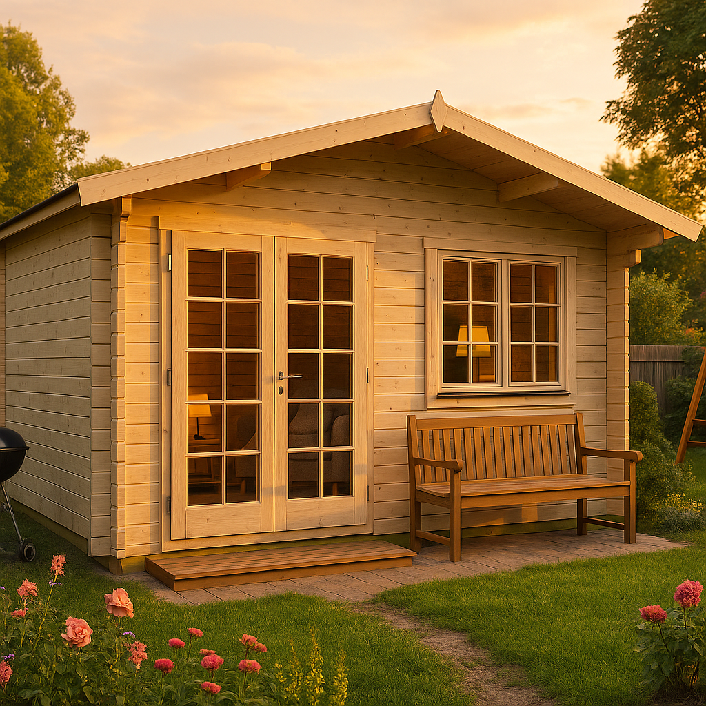 Fjordholz Gartenhaus Modell Rolf 44 B