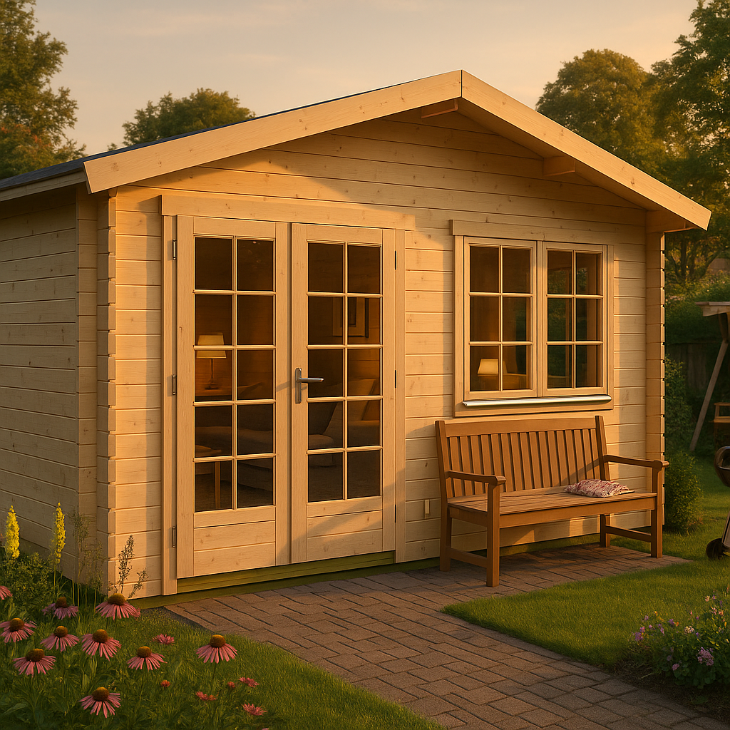 Fjordholz Gartenhaus Modell Rolf 44 B