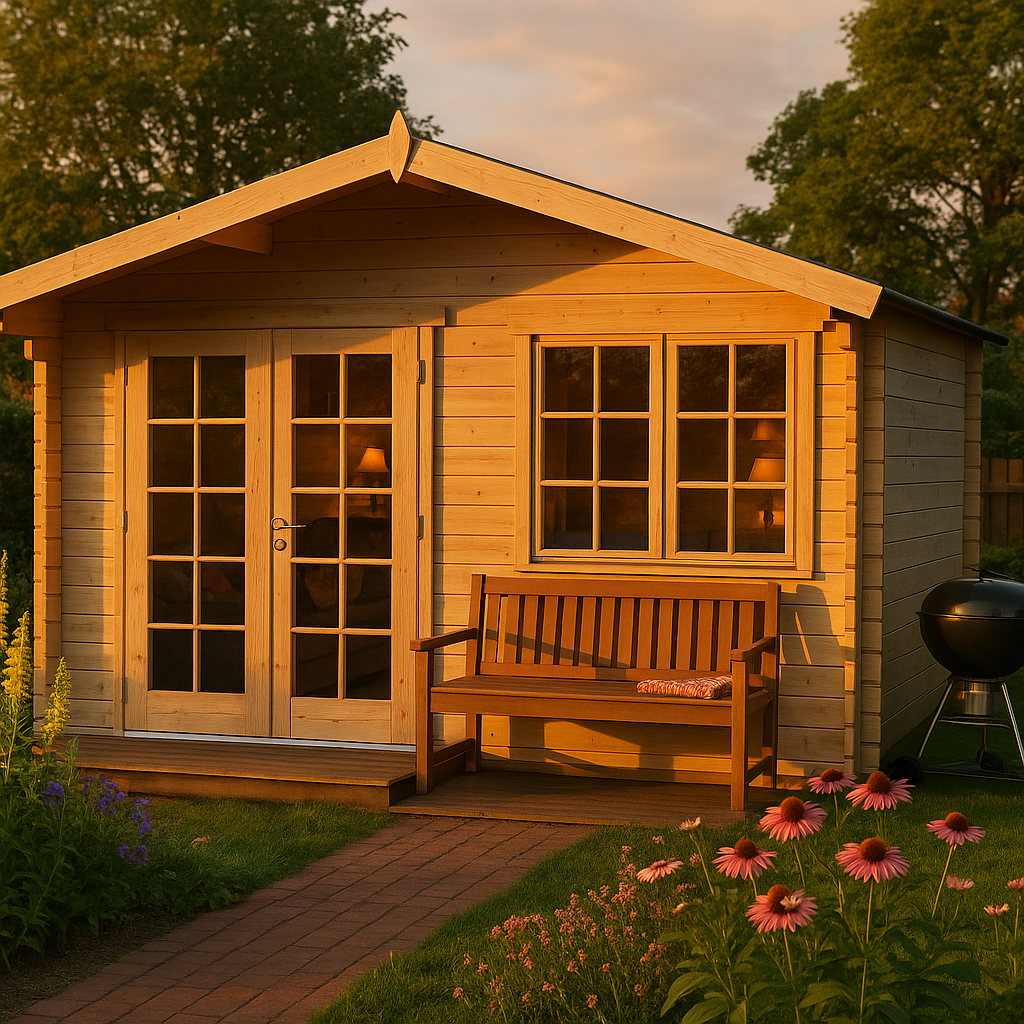 Fjordholz Gartenhaus Modell Rolf 44 B
