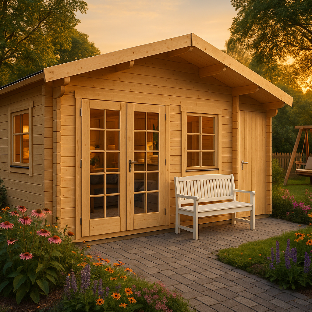 Fjordholz Gartenhaus Modell Rolf 44 C