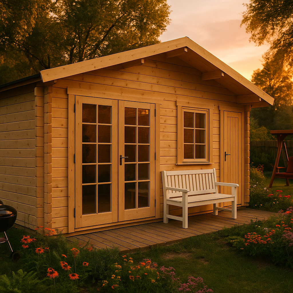 Fjordholz Gartenhaus Modell Rolf 44 C