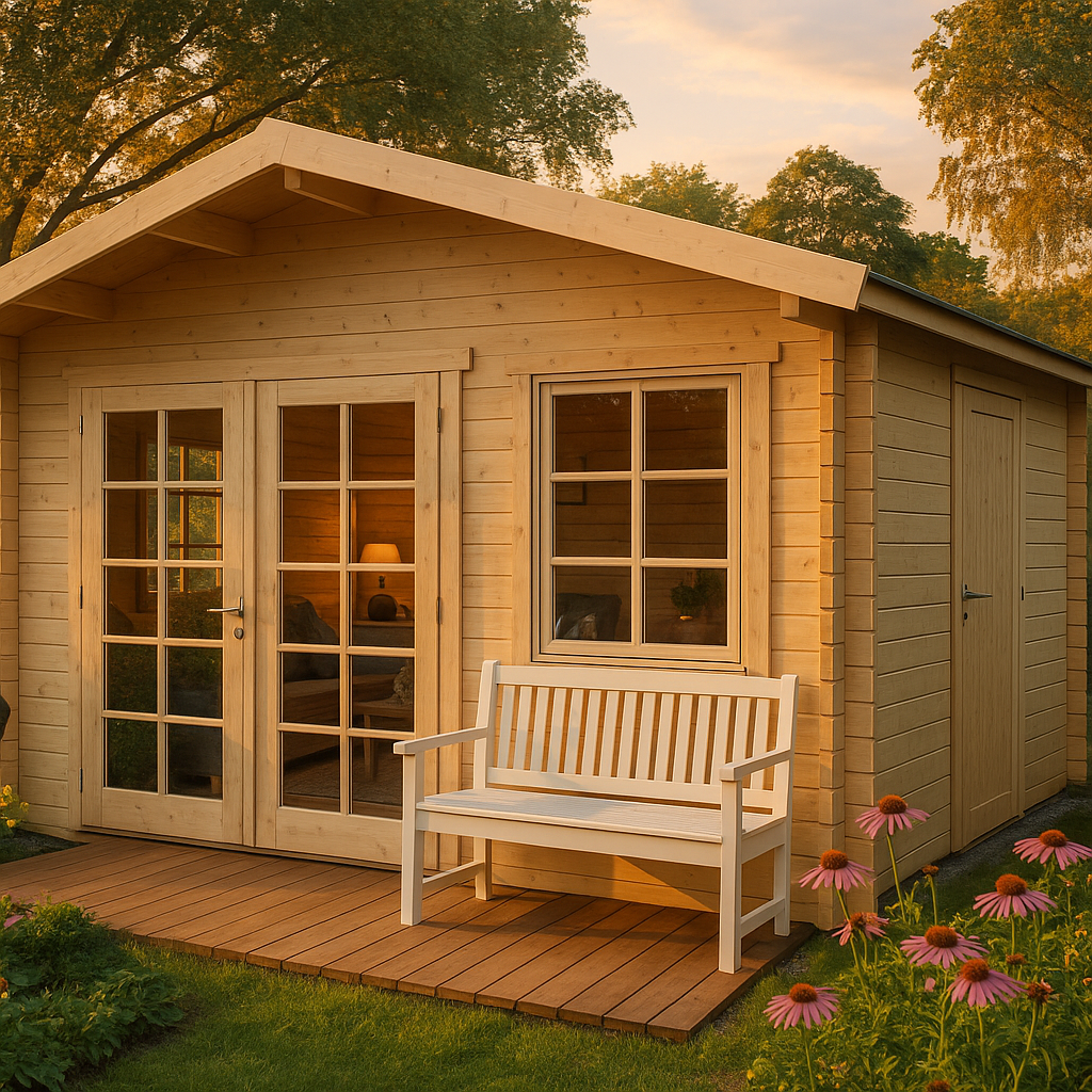 Fjordholz Gartenhaus Modell Rolf 44 C