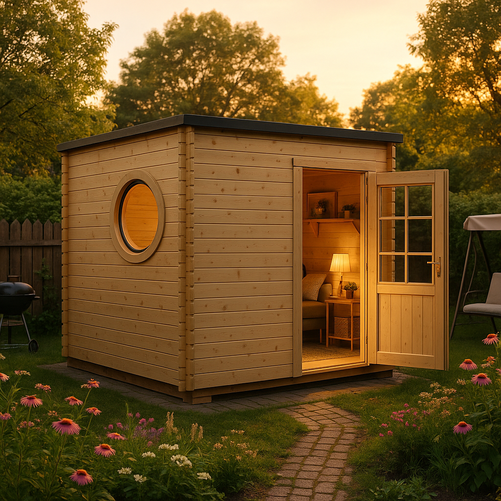 Fjordholz Gartenhaus Modell Rondo 40 A