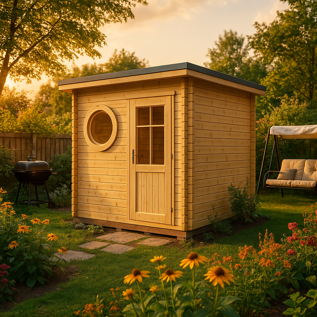 Fjordholz Gartenhaus Modell Rondo 40 A| Rabatt: 26%