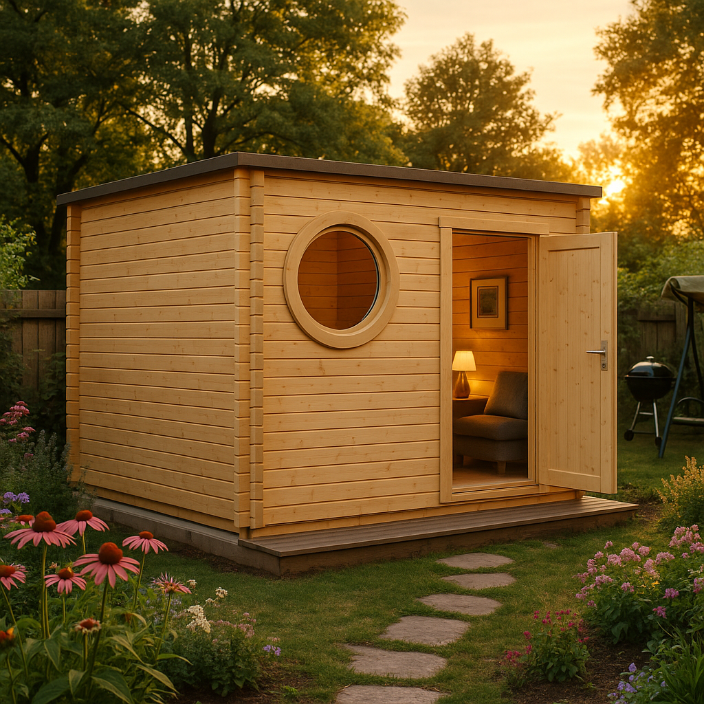 Fjordholz Gartenhaus Modell Rondo 40 B Fjordholz Gartenhaus Modell Rondo 40 B