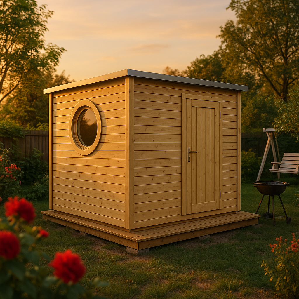 Fjordholz Gartenhaus Modell Rondo 40 B| Rabatt: 26%