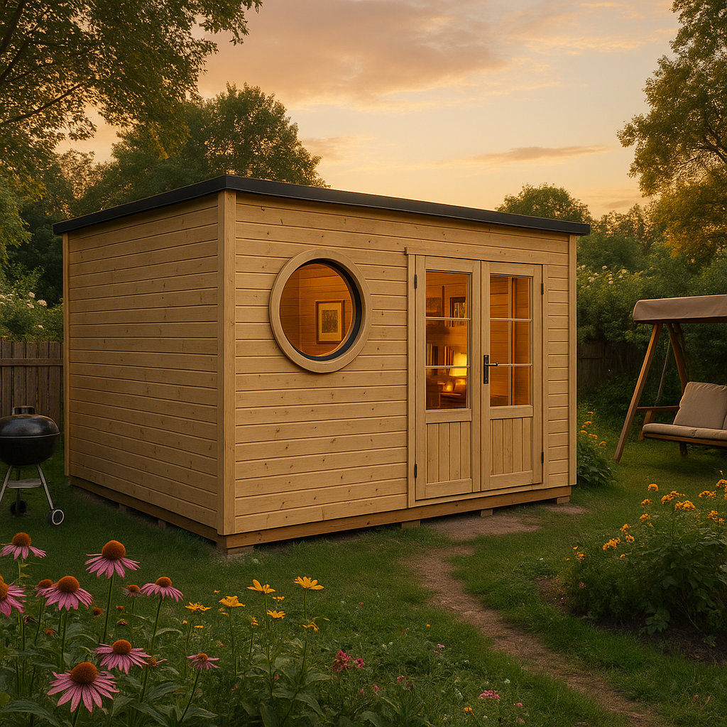 Fjordholz Gartenhaus Modell Rondo 40 C Fjordholz Gartenhaus Modell Rondo 40 C
