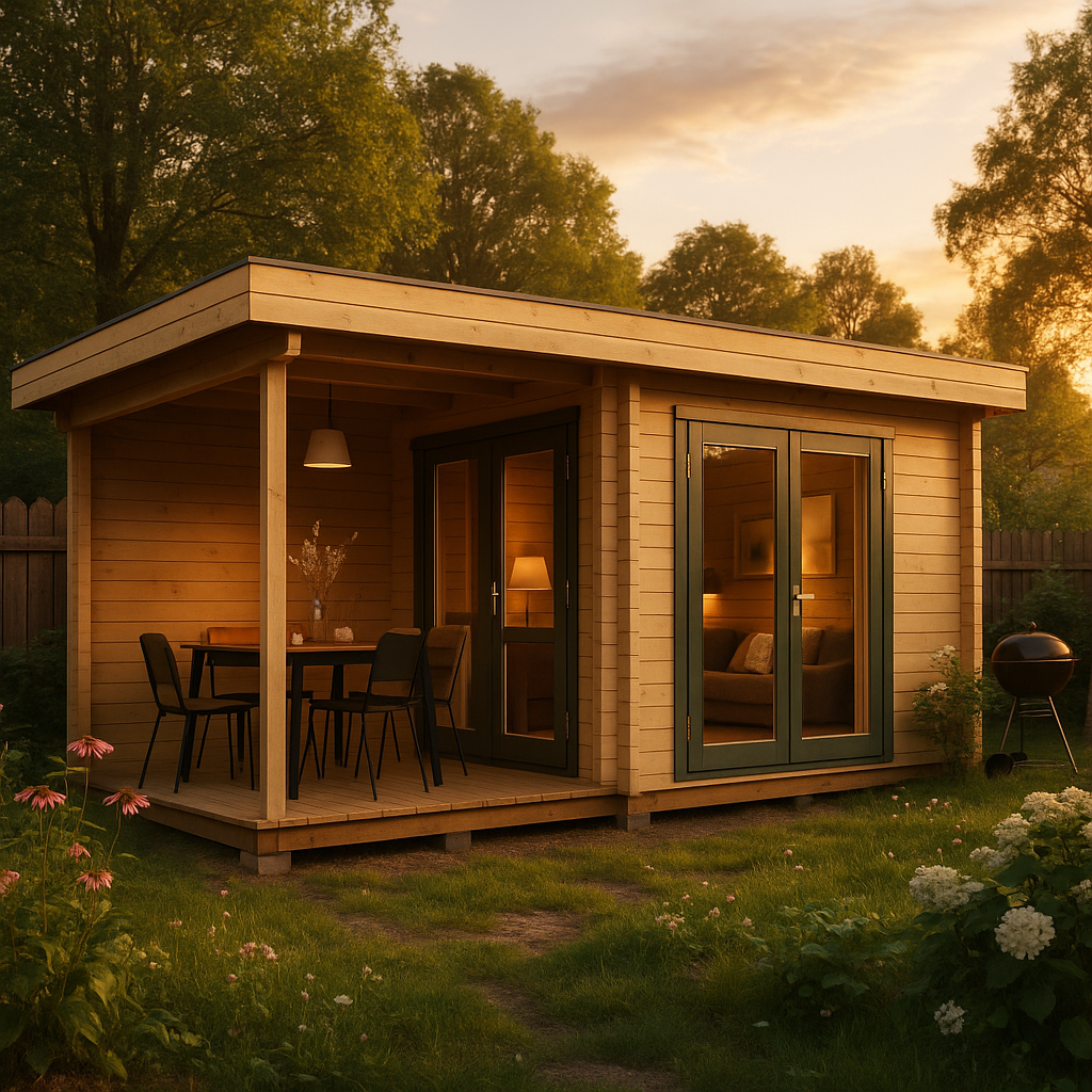 Fjordholz Gartenhaus Modell Ronya 44| Rabatt: 26%|7x4m