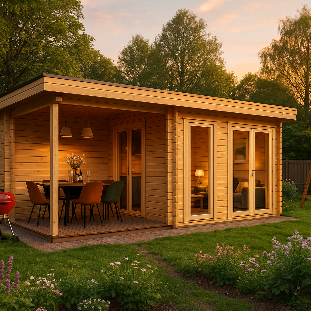 Fjordholz Gartenhaus Modell Ronya 70| Rabatt: 26%|7x4m