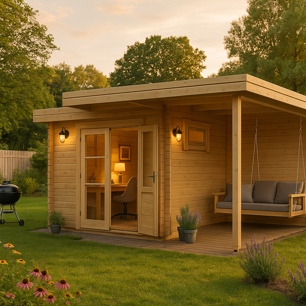 Fjordholz Gartenhaus Modell Roxana 44 Fjordholz Gartenhaus Modell Roxana 44