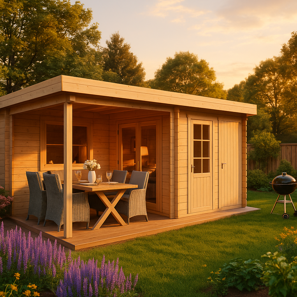 Fjordholz Gartenhaus Modell Samuel 44| Rabatt: 26%|6x4m