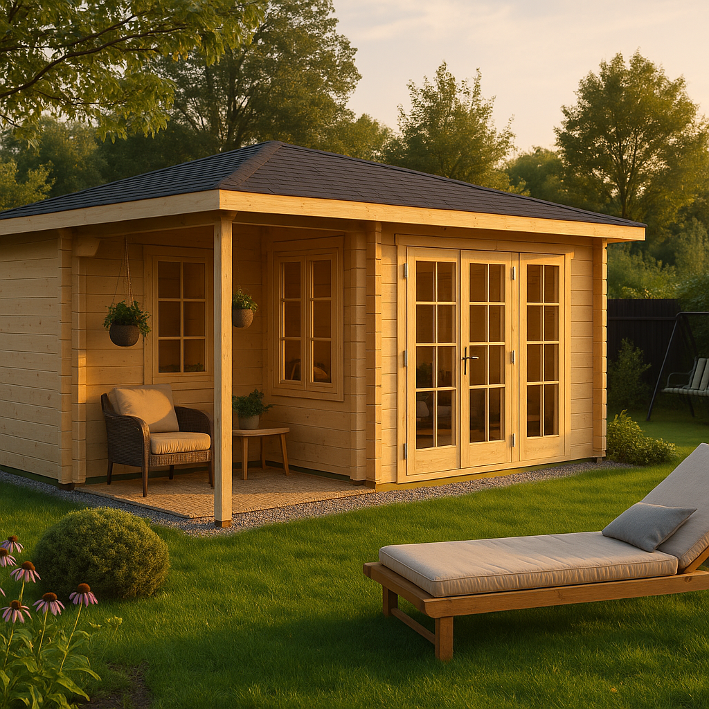 Fjordholz Gartenhaus Modell Silke 70 Fjordholz Gartenhaus Modell Silke 70