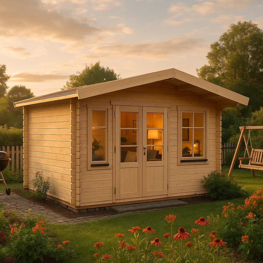 Fjordholz Gartenhaus Modell Sören 44 Fjordholz Gartenhaus Modell Sören 44