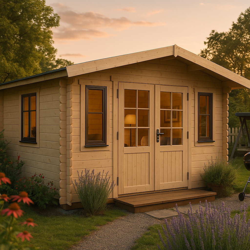 Fjordholz Gartenhaus Modell Sören 44 Fjordholz Gartenhaus Modell Sören 44