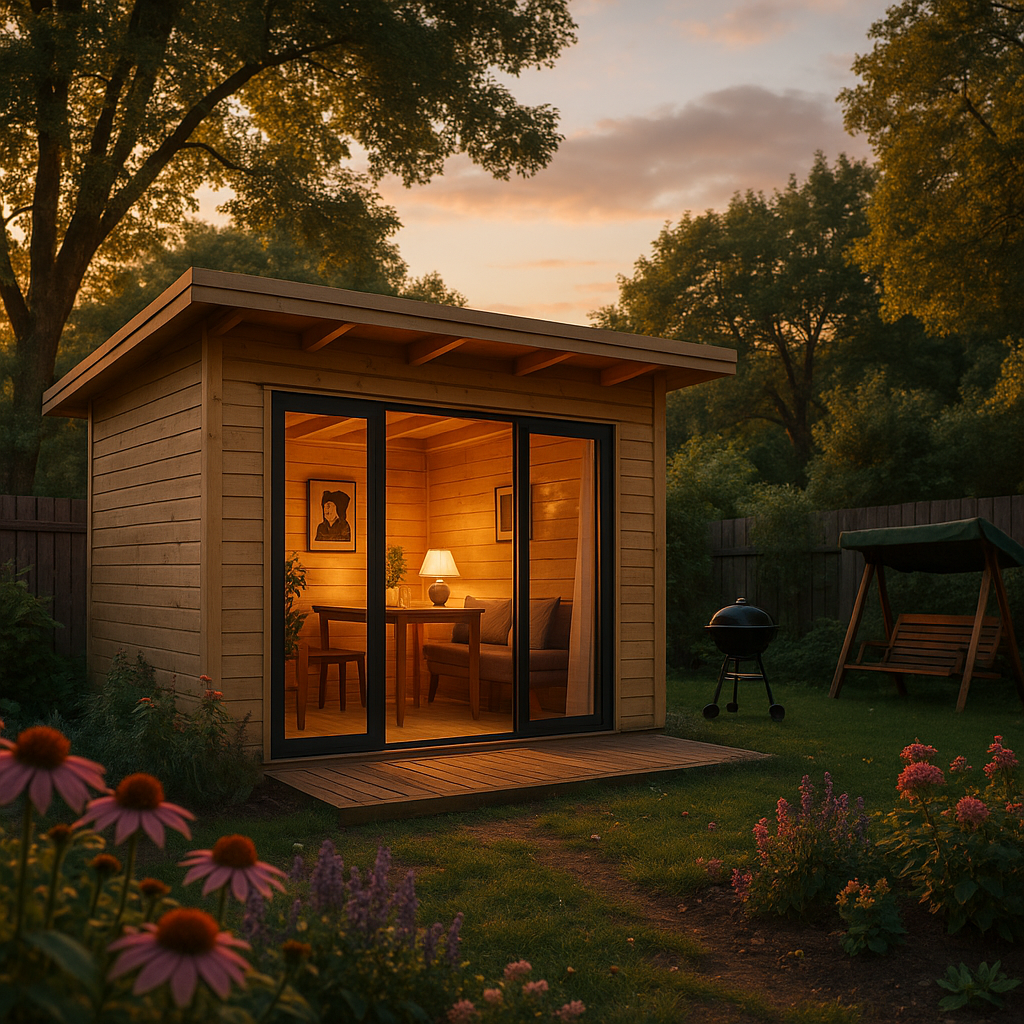 Fjordholz Gartenhaus Modell Starla 44 A| Rabatt: 26%|5x4m