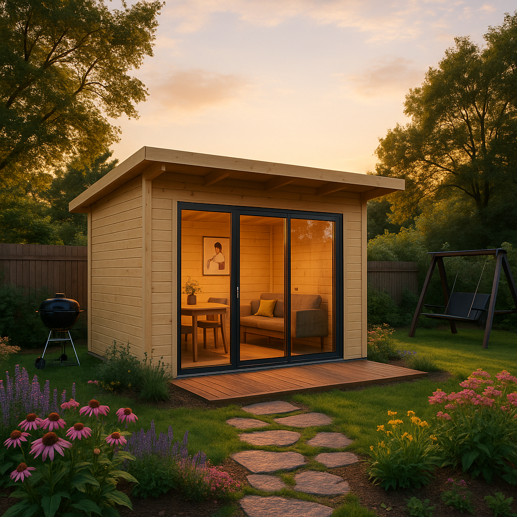 Fjordholz Gartenhaus Modell Starla 44 A