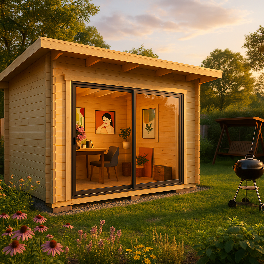 Fjordholz Gartenhaus Modell Starla 44 A| Rabatt: 26%