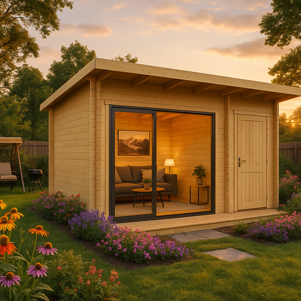 Fjordholz Gartenhaus Modell Starla 44 B Fjordholz Gartenhaus Modell Starla 44 B