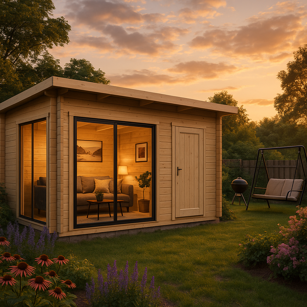 Fjordholz Gartenhaus Modell Starla 44 B Fjordholz Gartenhaus Modell Starla 44 B