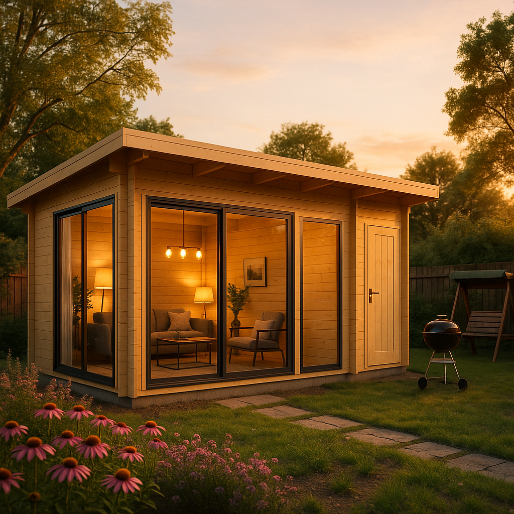 Fjordholz Gartenhaus Modell Starla 44 B Fjordholz Gartenhaus Modell Starla 44 B