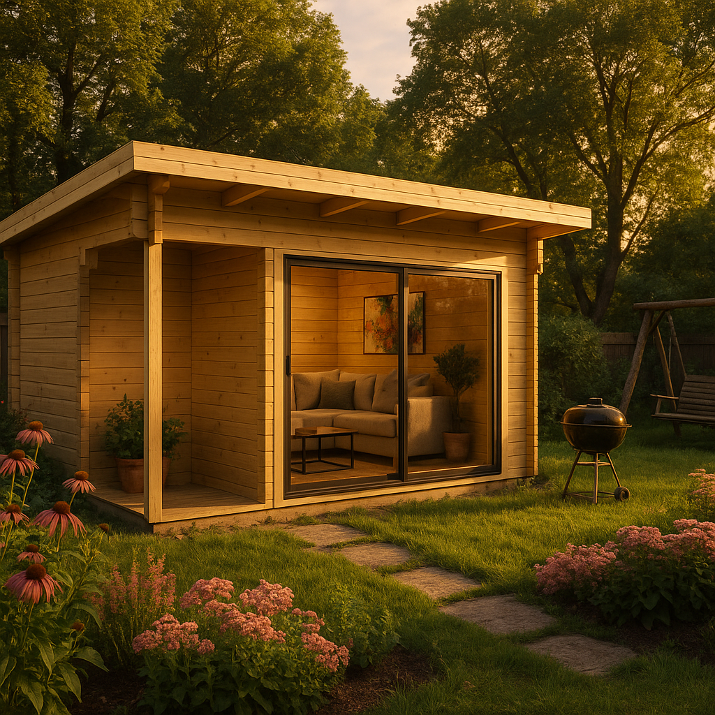 Fjordholz Gartenhaus Modell Starla 44 C Fjordholz Gartenhaus Modell Starla 44 C