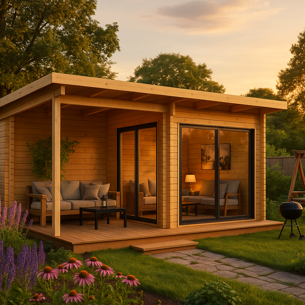 Fjordholz Gartenhaus Modell Starla 44 C Fjordholz Gartenhaus Modell Starla 44 C