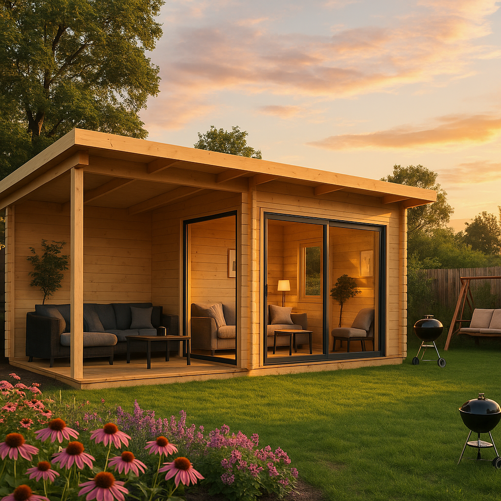 Fjordholz Gartenhaus Modell Starla 44 C Fjordholz Gartenhaus Modell Starla 44 C