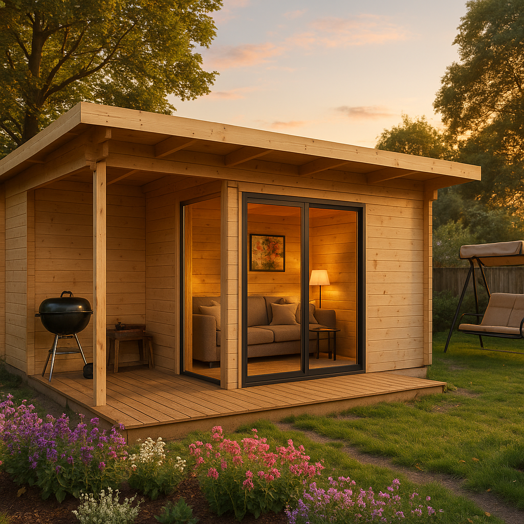 Fjordholz Gartenhaus Modell Starla 44 D Fjordholz Gartenhaus Modell Starla 44 D
