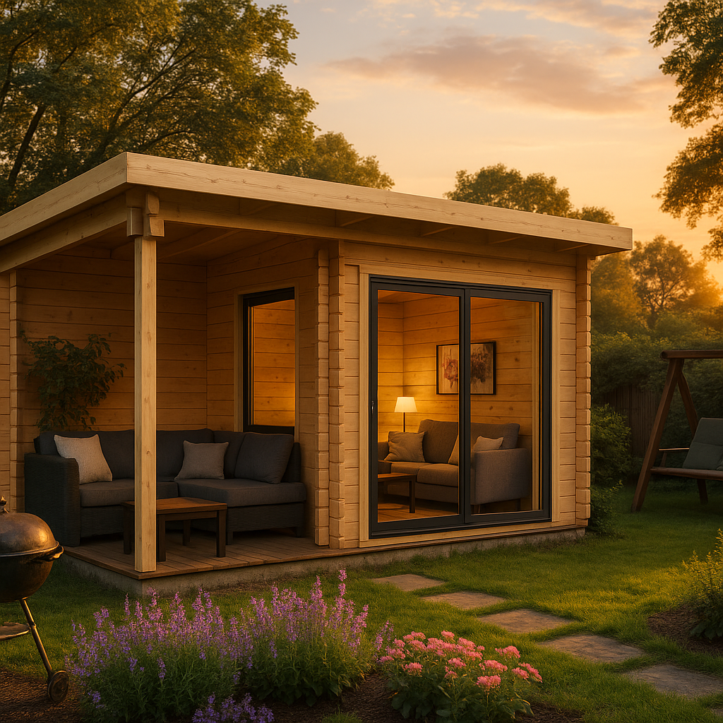 Fjordholz Gartenhaus Modell Starla 44 D Fjordholz Gartenhaus Modell Starla 44 D
