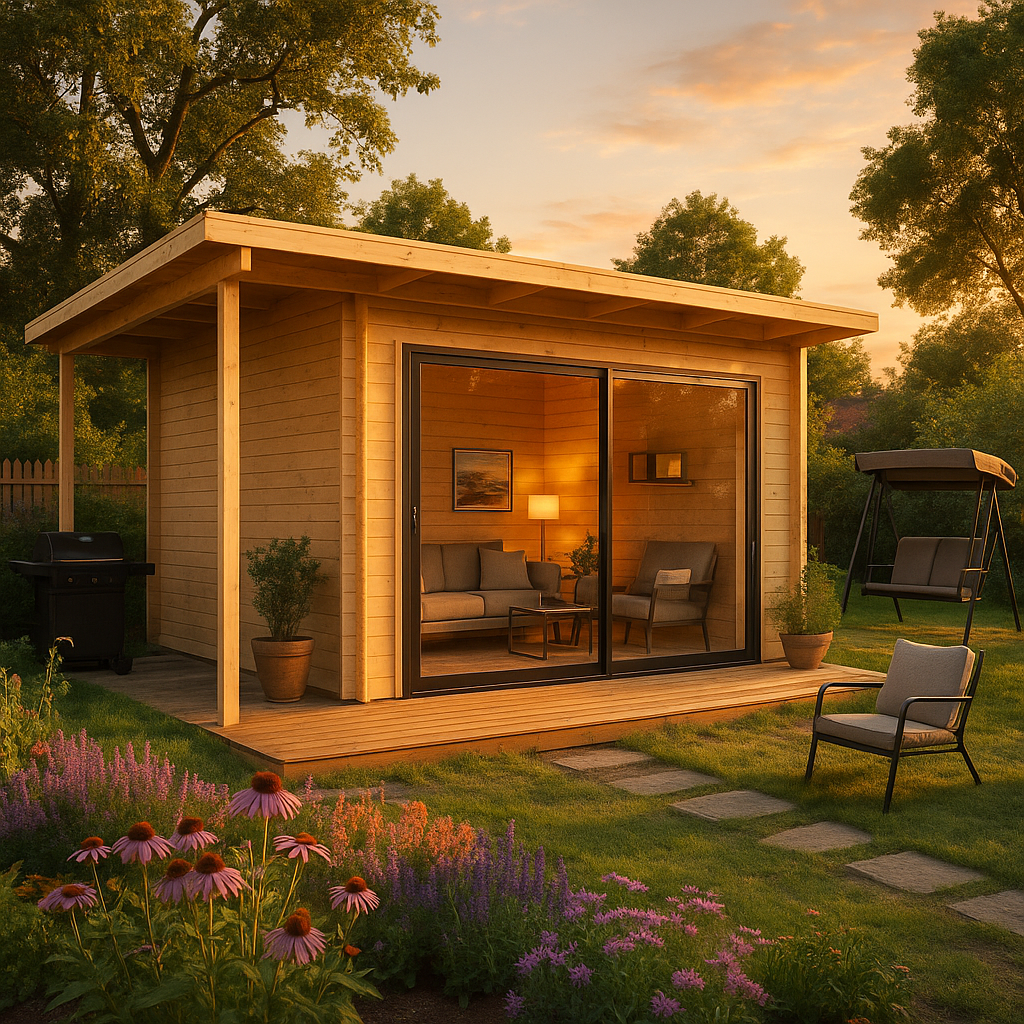 Fjordholz Gartenhaus Modell Starla 44 D Fjordholz Gartenhaus Modell Starla 44 D