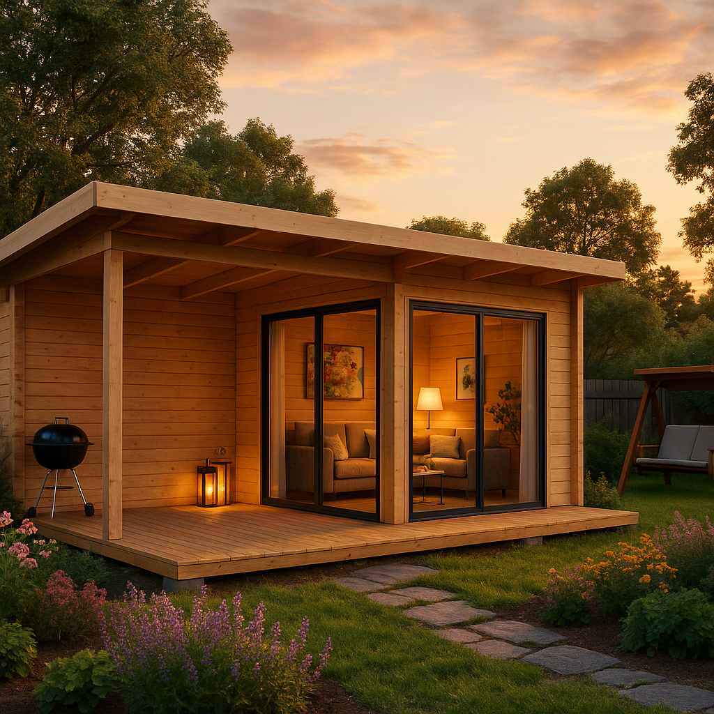 Fjordholz Gartenhaus Modell Starla 44 D Fjordholz Gartenhaus Modell Starla 44 D