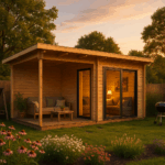 Fjordholz Gartenhaus Modell Starla 44 D, Farblos i