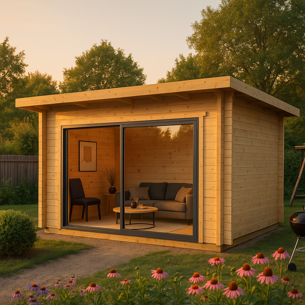 Fjordholz Gartenhaus Modell Starla 44 E Fjordholz Gartenhaus Modell Starla 44 E