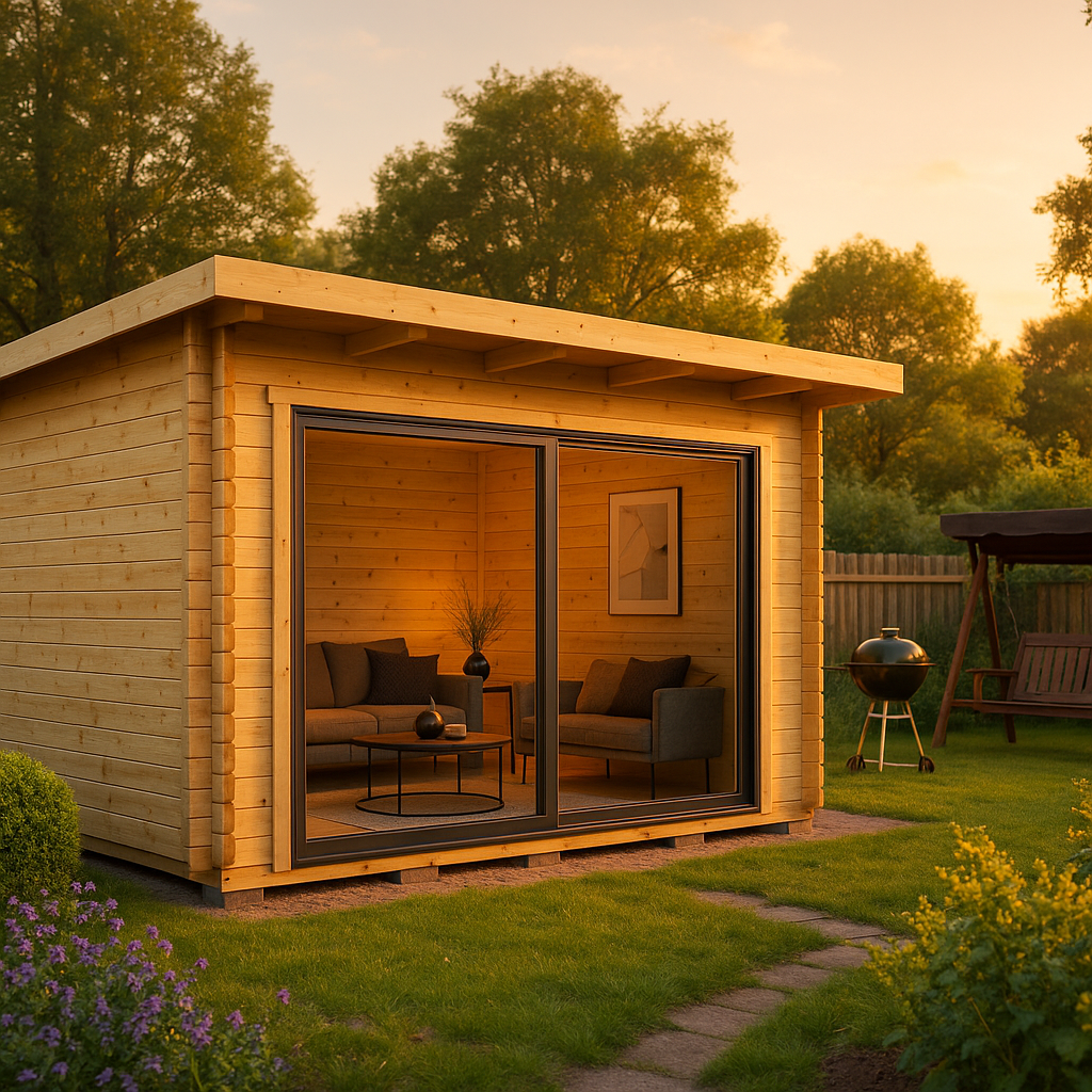 Fjordholz Gartenhaus Modell Starla 44 E