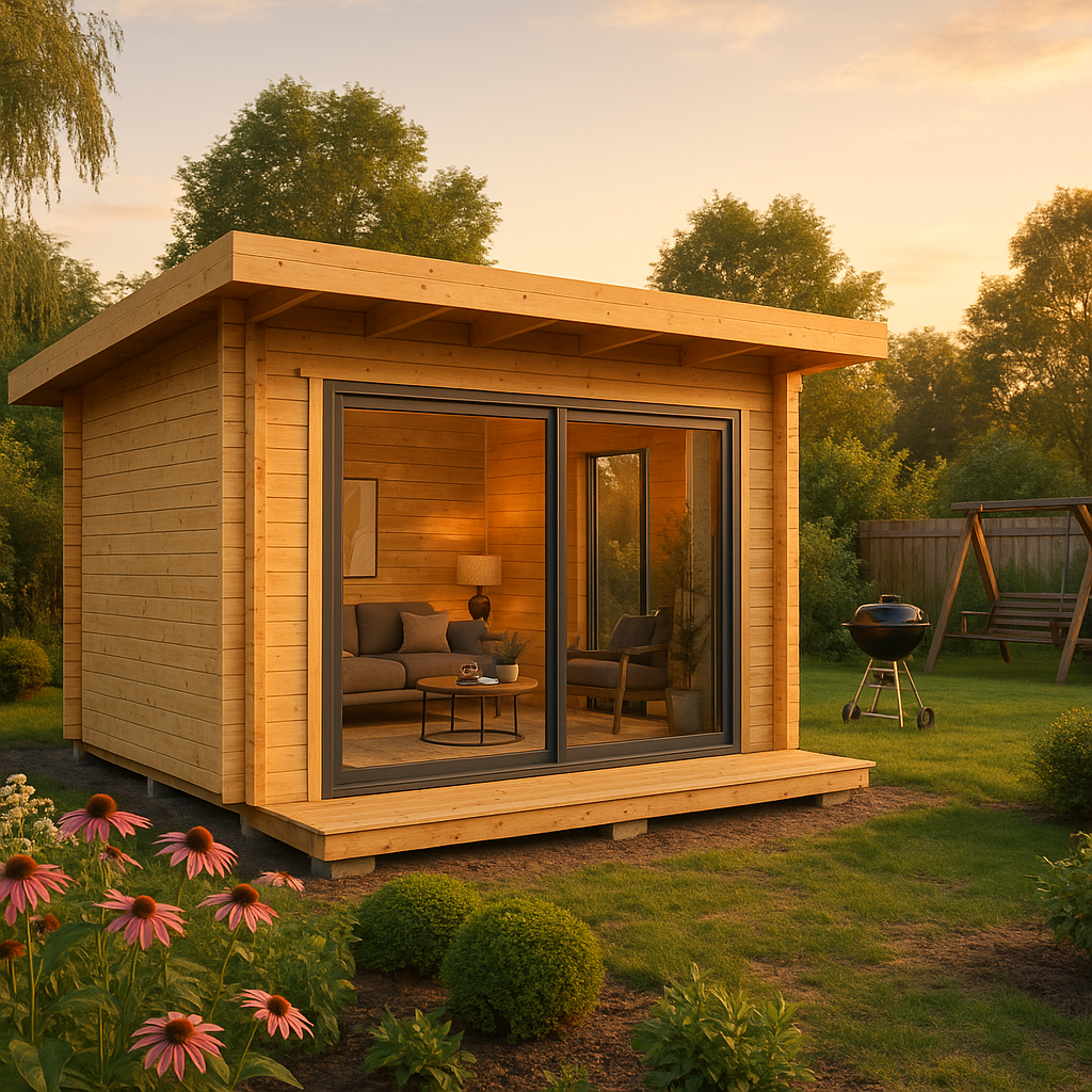 Fjordholz Gartenhaus Modell Starla 44 E Fjordholz Gartenhaus Modell Starla 44 E