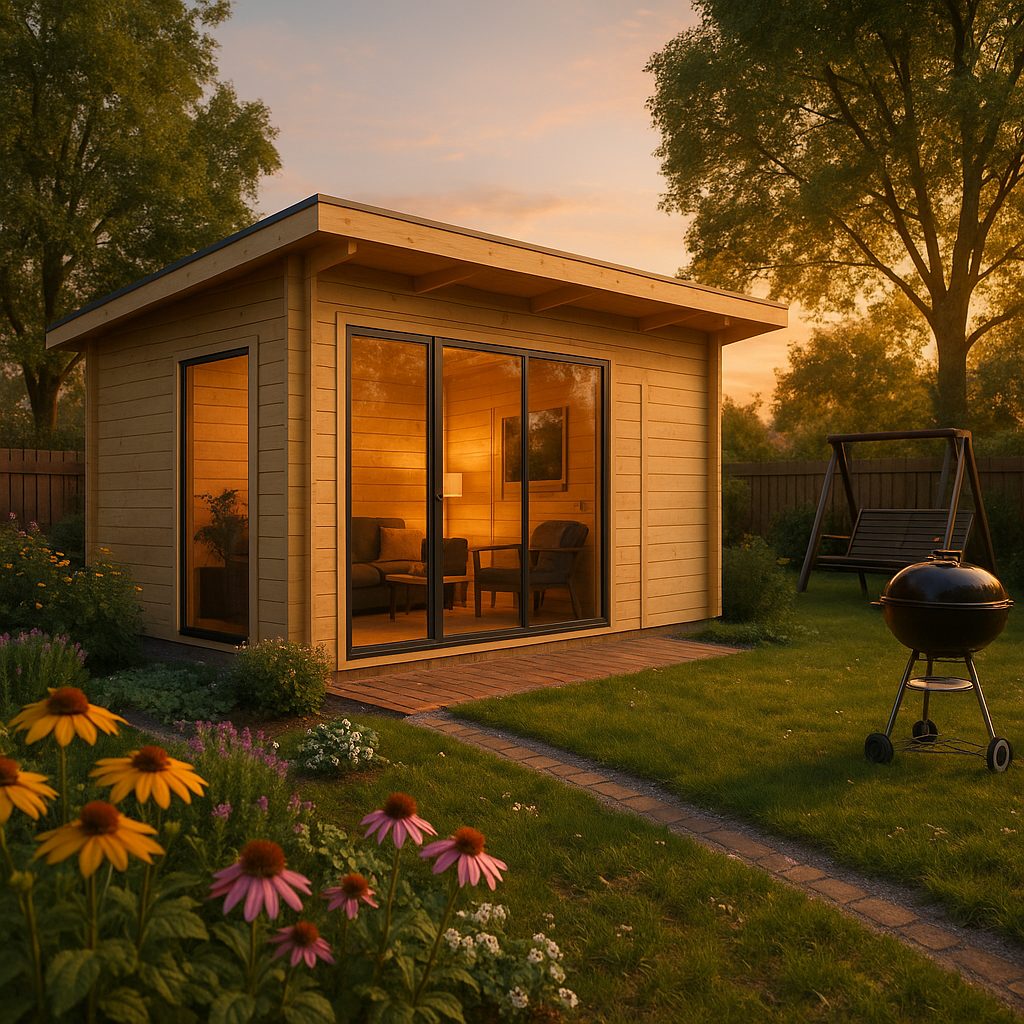Fjordholz Gartenhaus Modell Starla 44 F Fjordholz Gartenhaus Modell Starla 44 F