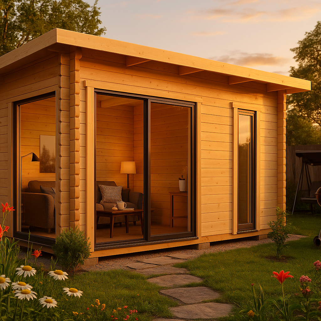 Fjordholz Gartenhaus Modell Starla 44 F Fjordholz Gartenhaus Modell Starla 44 F