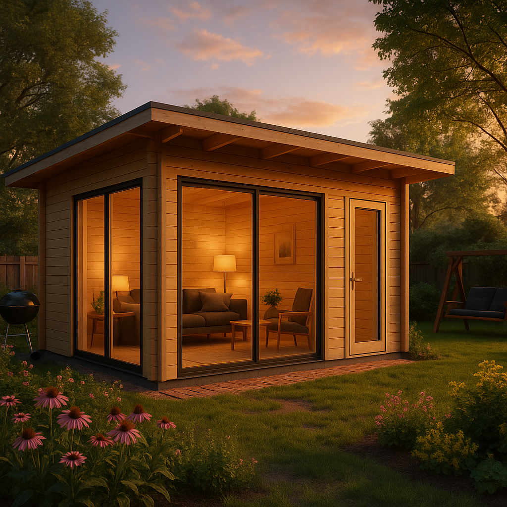 Fjordholz Gartenhaus Modell Starla 44 F
