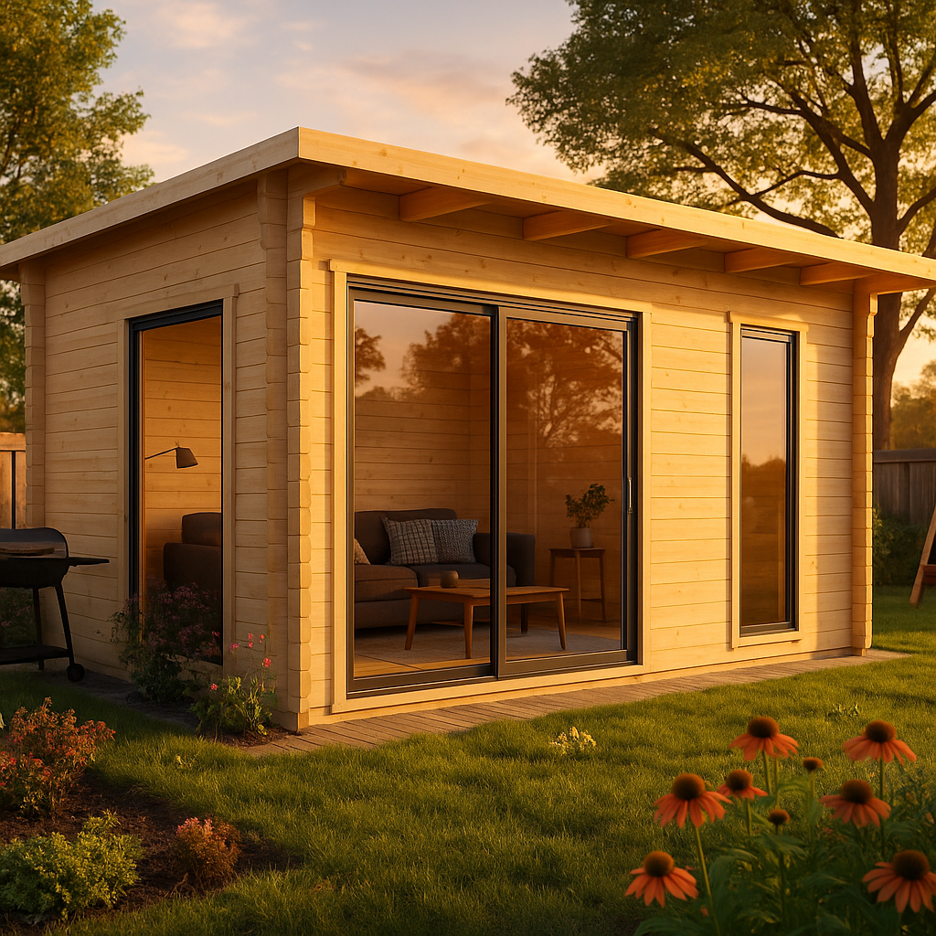 Fjordholz Gartenhaus Modell Starla 44 F Fjordholz Gartenhaus Modell Starla 44 F