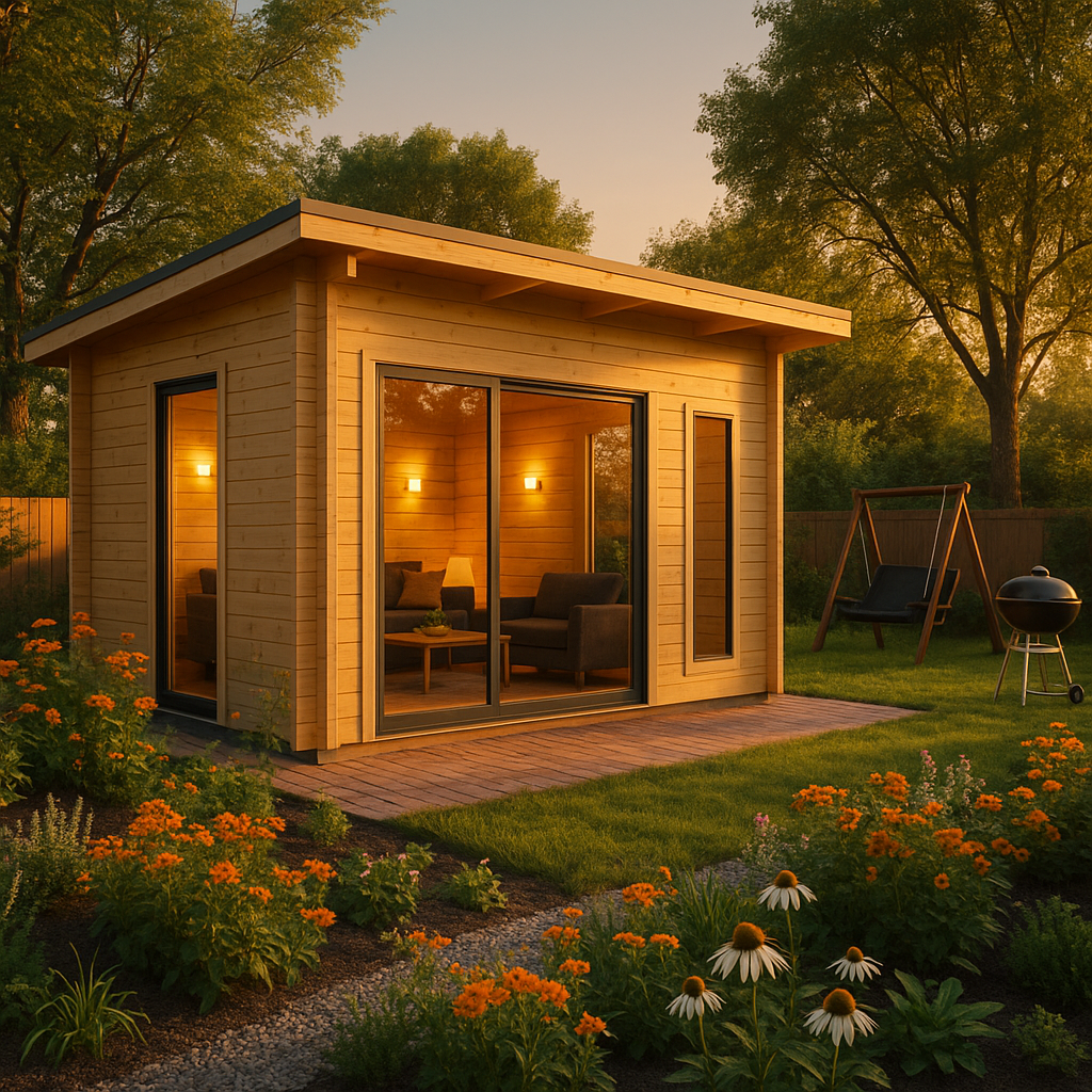 Fjordholz Gartenhaus Modell Starla 44 F