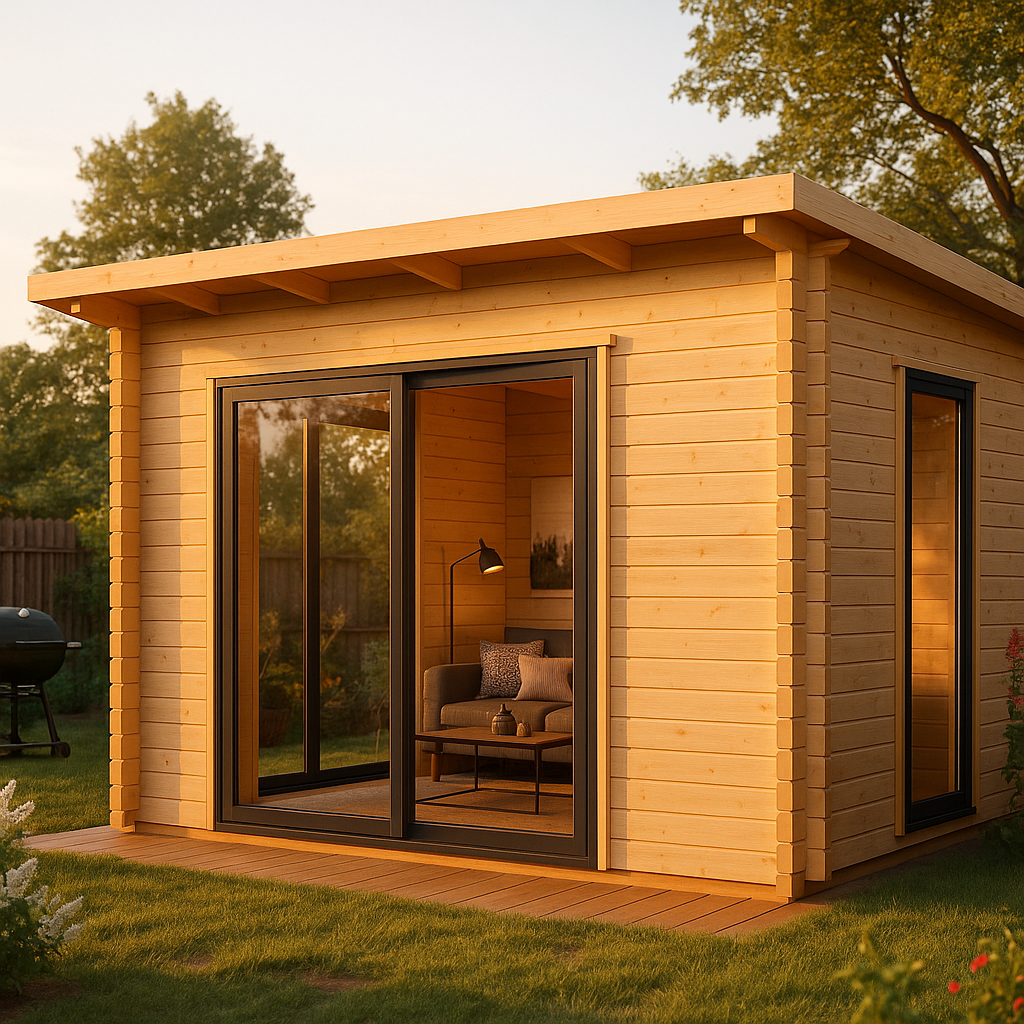 Fjordholz Gartenhaus Modell Starla 44 F Fjordholz Gartenhaus Modell Starla 44 F