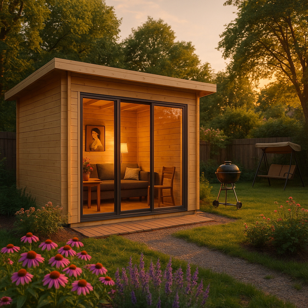 Fjordholz Gartenhaus Modell Starla 70 A Premium Fjordholz Gartenhaus Modell Starla 70 A Premium