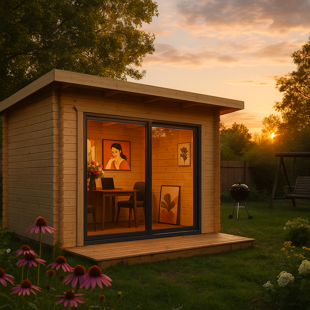 Fjordholz Gartenhaus Modell Starla 70 A Premium Fjordholz Gartenhaus Modell Starla 70 A Premium
